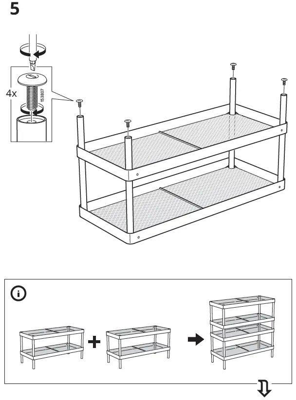 IKEA MACKAPÄR Shoe Rack installation-4