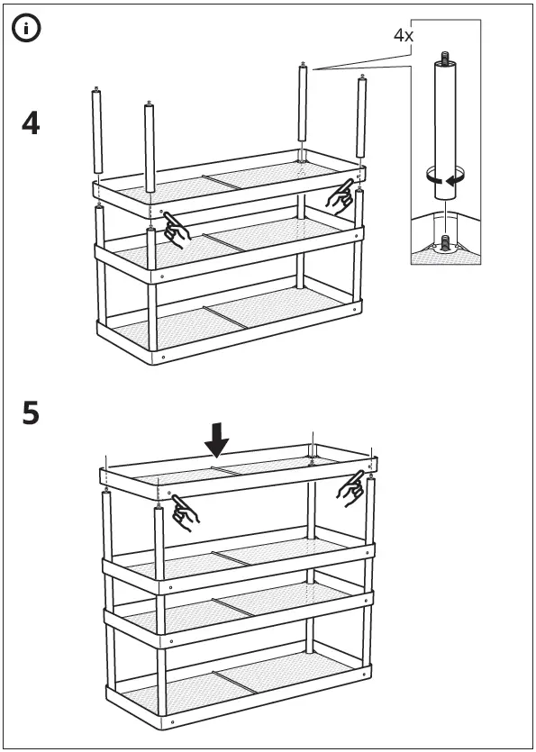 IKEA MACKAPÄR Shoe Rack installation-7