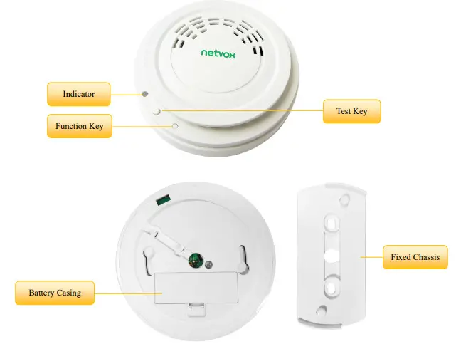 netvox Wireless Smoke Detector RA02A