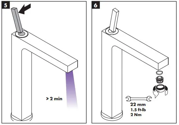 AXOR 39031000 Citterio Wash Basin Mixer fig6