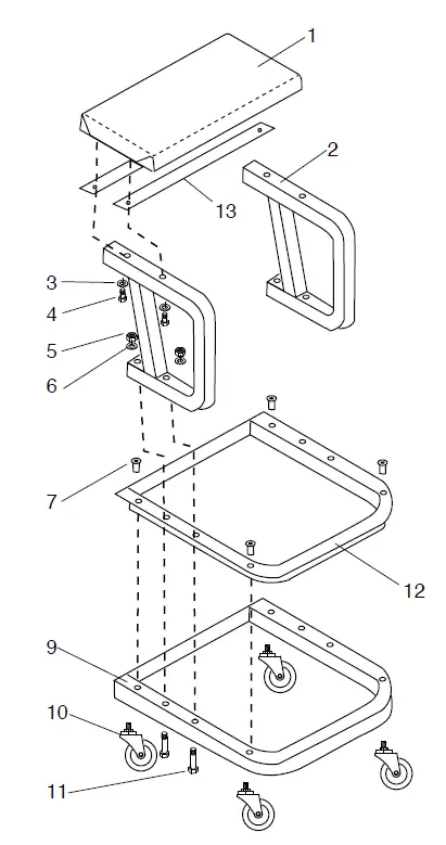 PITTSBURGH 3338 Automotive Mechanics Roller-Seat-fig-1