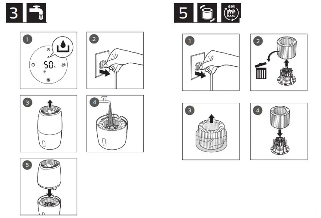 PHILIPS HU2718 NanoCloud 2000 Series Humidifier -5