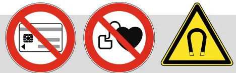 hama 00184073 Spirit Go Bluetooth Earphones - Warning - magnets