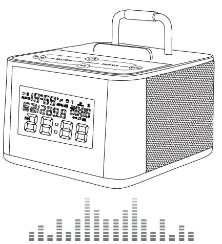 Groove and Go Bluetooth Alarm Clock