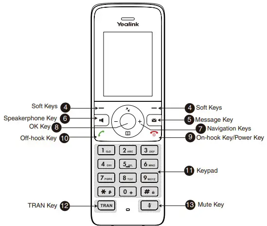 Yealink W70B Dect IP Phone PHON SETING