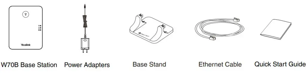 Yealink W70B Dect IP Phone - POWER ADAPTER