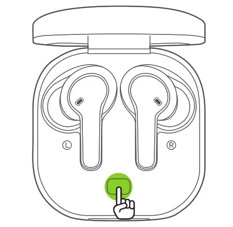 BOOMPODS BTWSWH Bassline Compact True Wireless Earbuds - LED