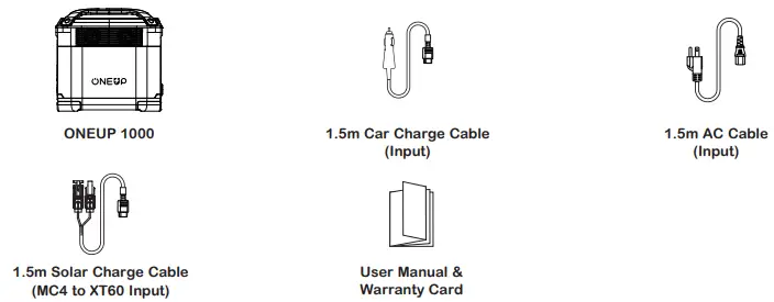 ONEUP 1000 Portable Power Station with AC Outlets and USB Ports-fig13