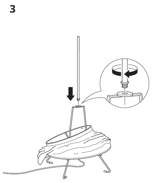 IKEA 504.303.90 VICKLEBY Floor Lamp 4