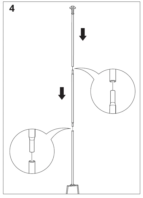 IKEA 504.303.90 VICKLEBY Floor Lamp 5
