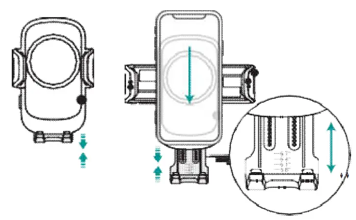 vicseed CTEZ100 Wireless Car Charger Mount fig 9
