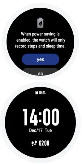 Xiaomi Smartwatch Amazfit T-Rex - Battery saver mode 1