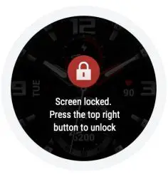 Xiaomi Smartwatch Amazfit T-Rex - Screen lock