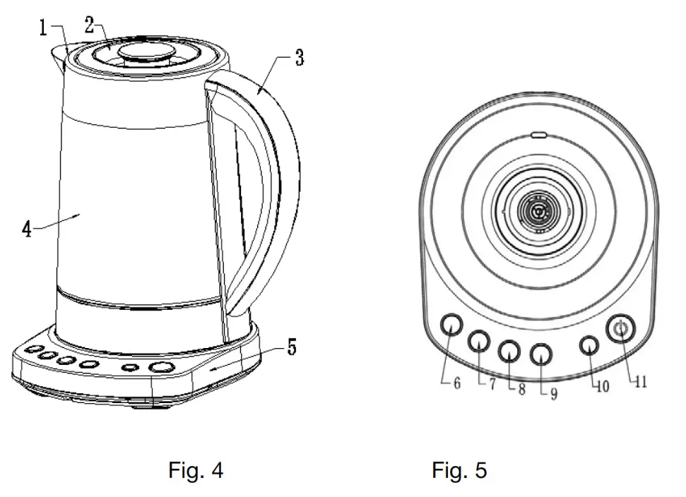 HKoenig TI700 Tea Maker - parts 2