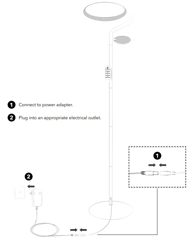 TAOTRONICS TT DL095 LED Floor Lamp - Floor Lamp
