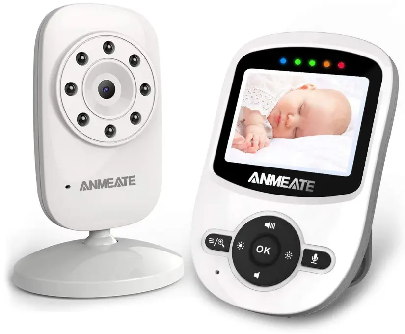 Video-Baby-Monitor-with-Digital-Camera-ANMEATE-Digital-2.4Ghz-Wireless-Video-Monitor-image