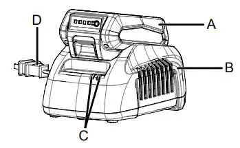ECHO LC-56V2A Charger Battery System 5