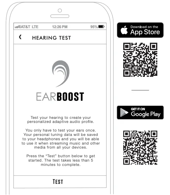 DOWNLOADING THE EARBOOST APP