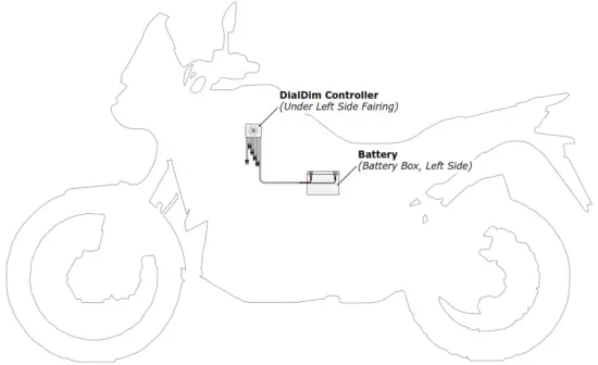 DENALI DNL WHS 20400 Plug and Play DialDim Wiring Adapter for Honda Africa Twin 1100 - DialDim Controller