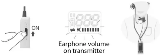 thomann 463216 Talkback Receiver - microphone volume