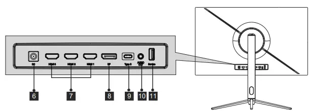 GAME HERO HDR1000 27 inch Curved Gaming Monitor Ultra-Wide QHD-fig9