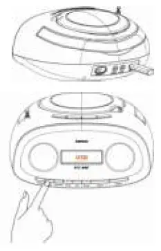 Lenco- SCD-69- Portable -Boombox- with- DAB+ FM -Radio -4