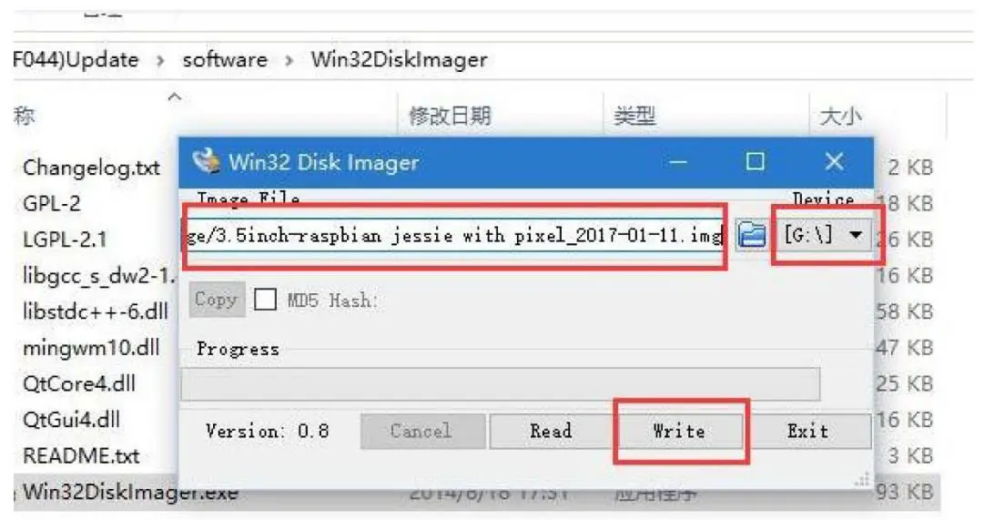 velleman 3.5 320 x 480 Touchscreen Burn the Raspberry