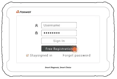 Foxwell i75TS TPMS RDKS und Diagnosegerät 8 Tablet - Registration 2