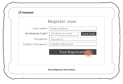 Foxwell i75TS TPMS RDKS und Diagnosegerät 8 Tablet - Registration 3