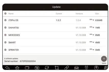 Foxwell i75TS TPMS RDKS und Diagnosegerät 8 Tablet - Update