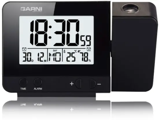GARNI technology 140 MANUAL For DIGITAL ALARM CLOCK WITH PROJECTION