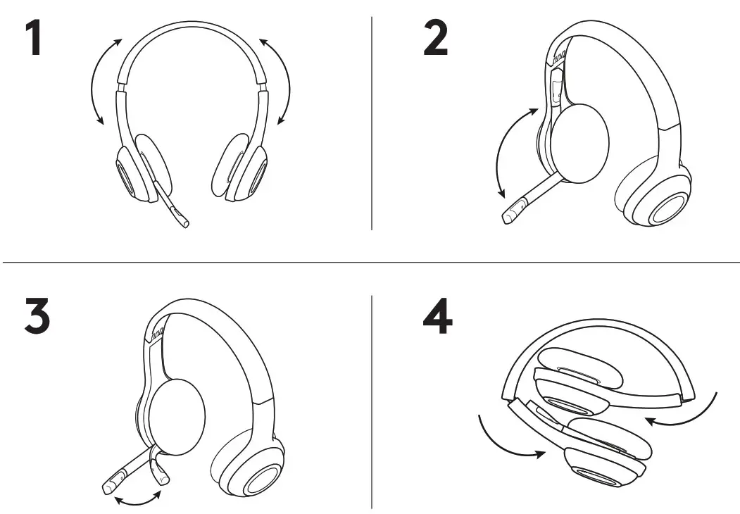 logitech Headset Wireless- HEADSET FIT
