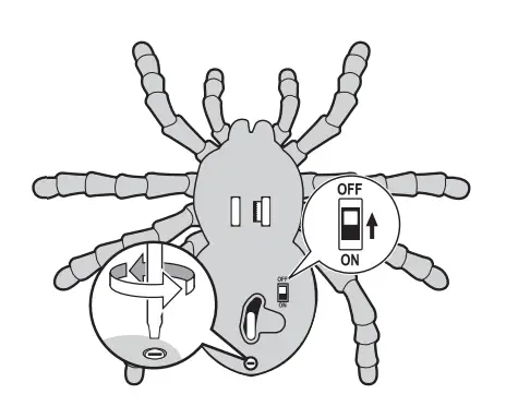 EZTEC-39140-Radio-Control-RC-Tarantula-Spider-fig-1