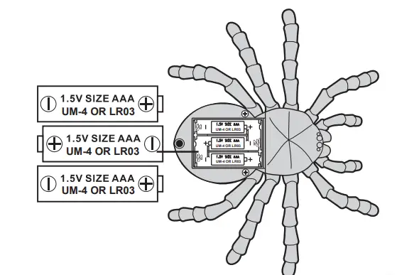 EZTEC-39140-Radio-Control-RC-Tarantula-Spider-fig-2