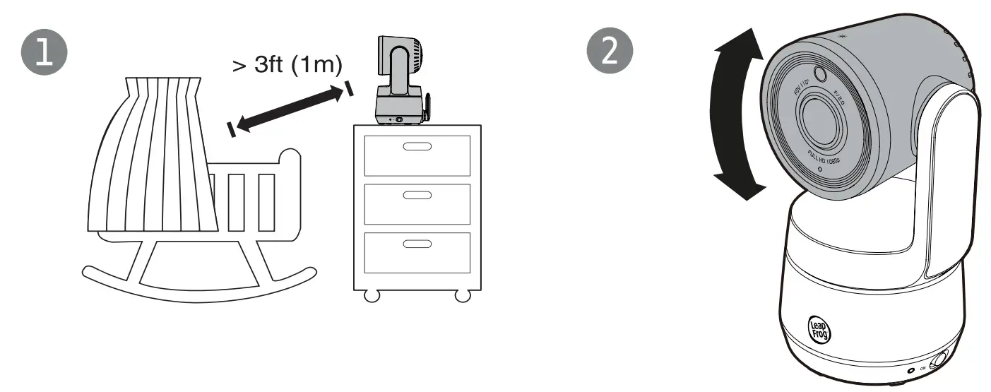 LeapFrog LF930HD 7 Inch High Definition Pan and Titl Monitor - fig3