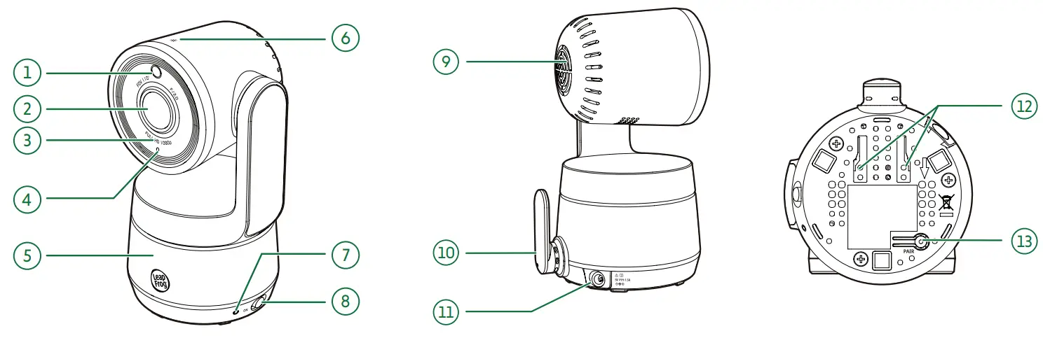 LeapFrog LF930HD 7 Inch High Definition Pan and Titl Monitor - fig6