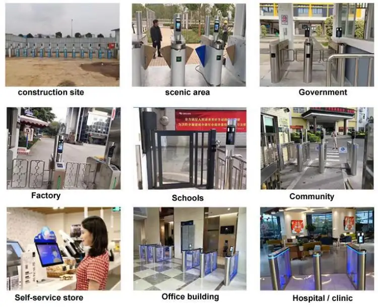 Shenzhen Jiatean Technology JTA-TK-8 8-Inch Body Temperature Measuring All-In-One Machine - Application scenario