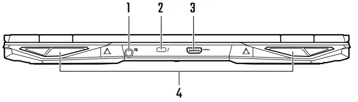acer AN515 46 Nitro 5 Portable Laptop - Rear view 1