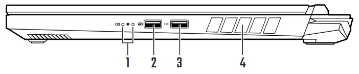 acer AN515 46 Nitro 5 Portable Laptop - Right view