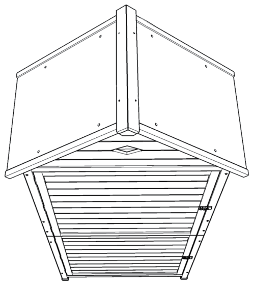 COSTWAY OP70313 Wooden Shed -