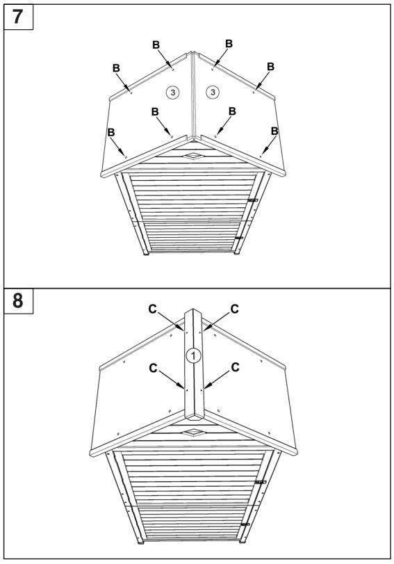COSTWAY OP70313 Wooden Shed - 4
