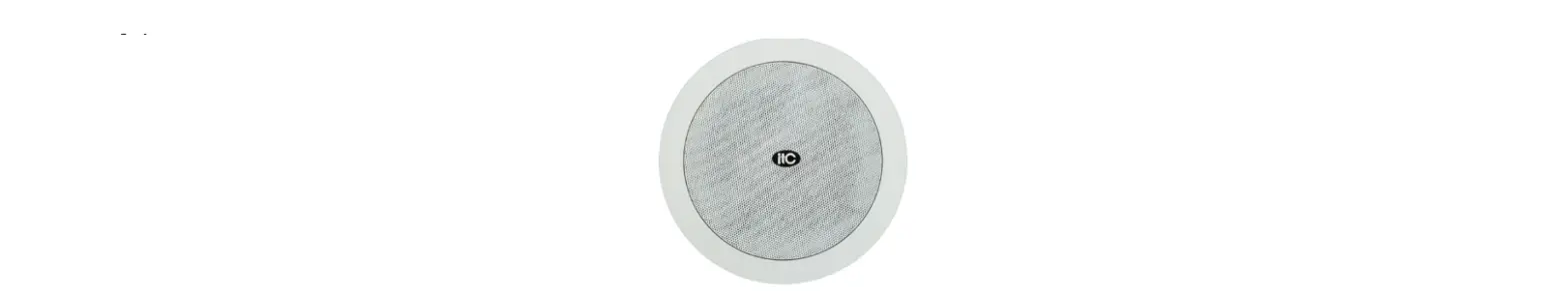 Itc T-105u Ceiling Speaker User Manual Itc T-105u Ceiling Speaker User Manual
