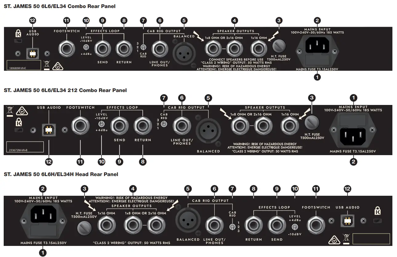 Blackstar 50-EL34 Tube Combo Amplifier - panel3