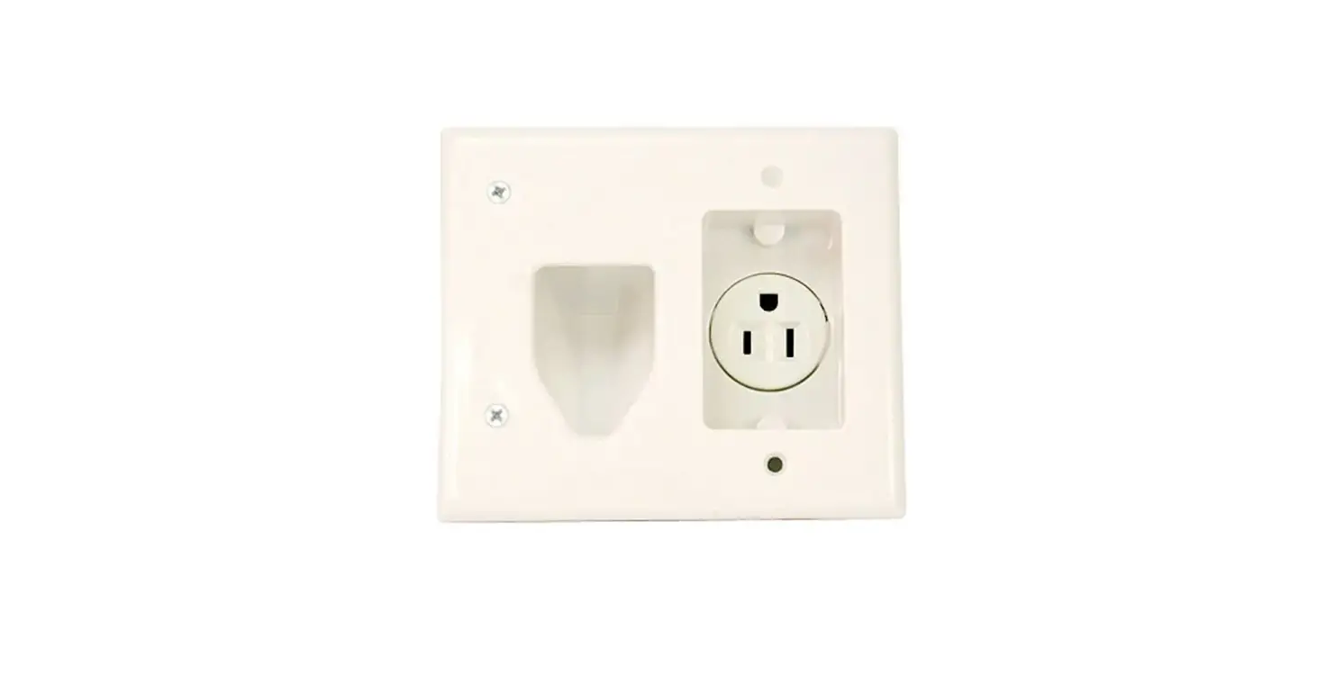 Monoprice 104006 Recessed Low Voltage Cable Wall Plate-user Manual