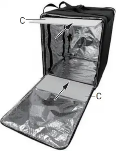 HENDI Pizza & Food Delivery Backpack-3