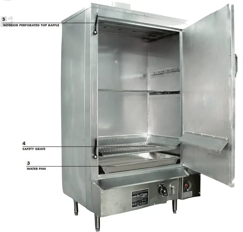 TOWN SM-36-R-STD-P Commercial Smoker Oven - 2
