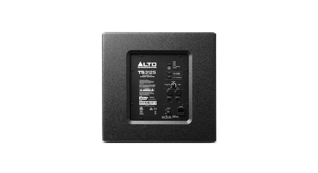 Alto Professional Ts312s 12-inch 2000w Powered Subwoofer User Guide Alto Professional Ts312s 12-inch 2000w Powered Subwoofer User Guide