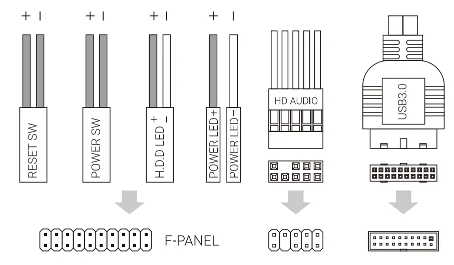 AeroCool ACCM-PB19033.1 AirHawk Duo ARGB Mid Tower Case - cable
