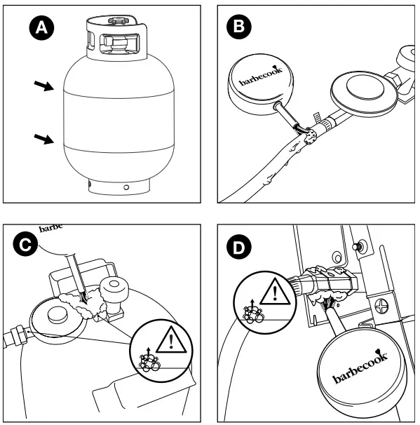 barbecook BC-GAS-2003 Belgium Gas BBQ Spring 3212 with Side Burner - fig 12