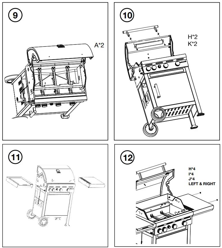 barbecook BC-GAS-2003 Belgium Gas BBQ Spring 3212 with Side Burner - fig 24